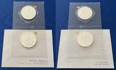 Deutschland BRD 2 x 10 Mark 10 Deutsche Mark - 800. Todestag von Kaiser Friedrich I. Barbarossa -
