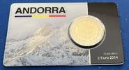 Andorra 2 Euro 2014 2 Euro Kursmünze - First Edition - Auflage nur 500 S... 25.94 £ incl. VAT., +  6.07 £ shipping