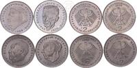 BRD 4 x 2 Mark Set - 4 x 2 Deutsche Mark -