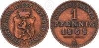 Fürstentum Reuss - ältere Linie 1 Pfennig 1868 A Heinrich XIV. 1867-1913... 7.80 £  +  8.67 £ shipping