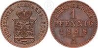 Schwarzburg-Sondershausen 1 Pfennig 1858 A ss-vz 10.40 £  +  8.67 £ shipping
