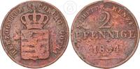 Sachsen-Coburg-Gotha 2 Pfennig 1834 Ernst I. (1806-1844) s 8.67 £  +  8.67 £ shipping