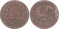 Sachsen-Coburg-Gotha 2 Pfennig 1852 Ernst II. (1844-1893) s 4.33 £  +  8.67 £ shipping