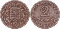 Sachsen-Coburg-Gotha 2 Pfennig 1856 Ernst II. (1844-1893) s-ss 4.33 £  +  8.67 £ shipping
