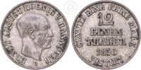 Hannover 1/12 Taler 1850 mit altem Sammlerzettel - 12 Einen Thaler Ernst... 17.34 £  +  8.67 £ shipping