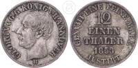 Hannover 1/12 Taler 1853 mit altem Sammlerzettel - 12 Einen Thaler Ernst... 17.34 £  +  8.67 £ shipping
