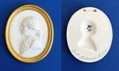 Deutschland - Göttingen Porzelllanmedaille Professoren der Universität Göttingen - Johann Beckmann, Hofrat -