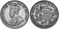 Zypern 45 Piastres Georg V. (1910-1936) -