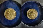 Republik Ruanda 10 Ruanda-Franc Goldmünze 10 Ruanda-Franc - Gold Affordable Diamond Edition - 0,003 ct Diamant -