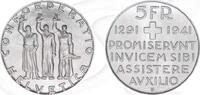 Schweiz 5 Franken Schweiz 5 Franken 1941 B vz-st Bundesfeier -