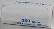 Deutschland 25x 10 Euro (Rolle) Deutschland 25x 10 Euro 2023 J (Hamburg) st Originalrolle OVP - Feuerwehr -