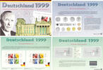 Kursmünzensatz+Briefmarken 1999 Kursmünzensatz+Briefmarken 1999 -
