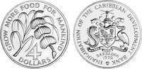 Barbados 4 Dollars Barbados -