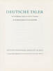 DEUTSCHE TALER 1622-1871 DEUTSCHE TALER 1622-1871 -