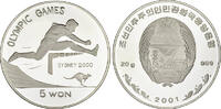 5 Won 2001 Korea-Nord Korea-Nord Polierte Platte
