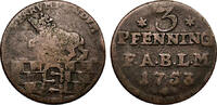 Anhalt-Bernburg 3 Pfennig Anhalt-Bernburg -