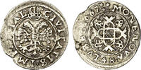 L&uuml;beck, Stadt 1 Schilling 1667 L&uuml;beck, Stadt Randfehler, sehr sch&ouml;n 16.93 &pound;  +  21.16 &pound; shipping