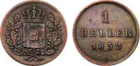 Bayern, Herzogtum 1 Heller 1852 Bayern, Herzogtum sehr sch&ouml;n 12.70 &pound;  +  21.16 &pound; shipping