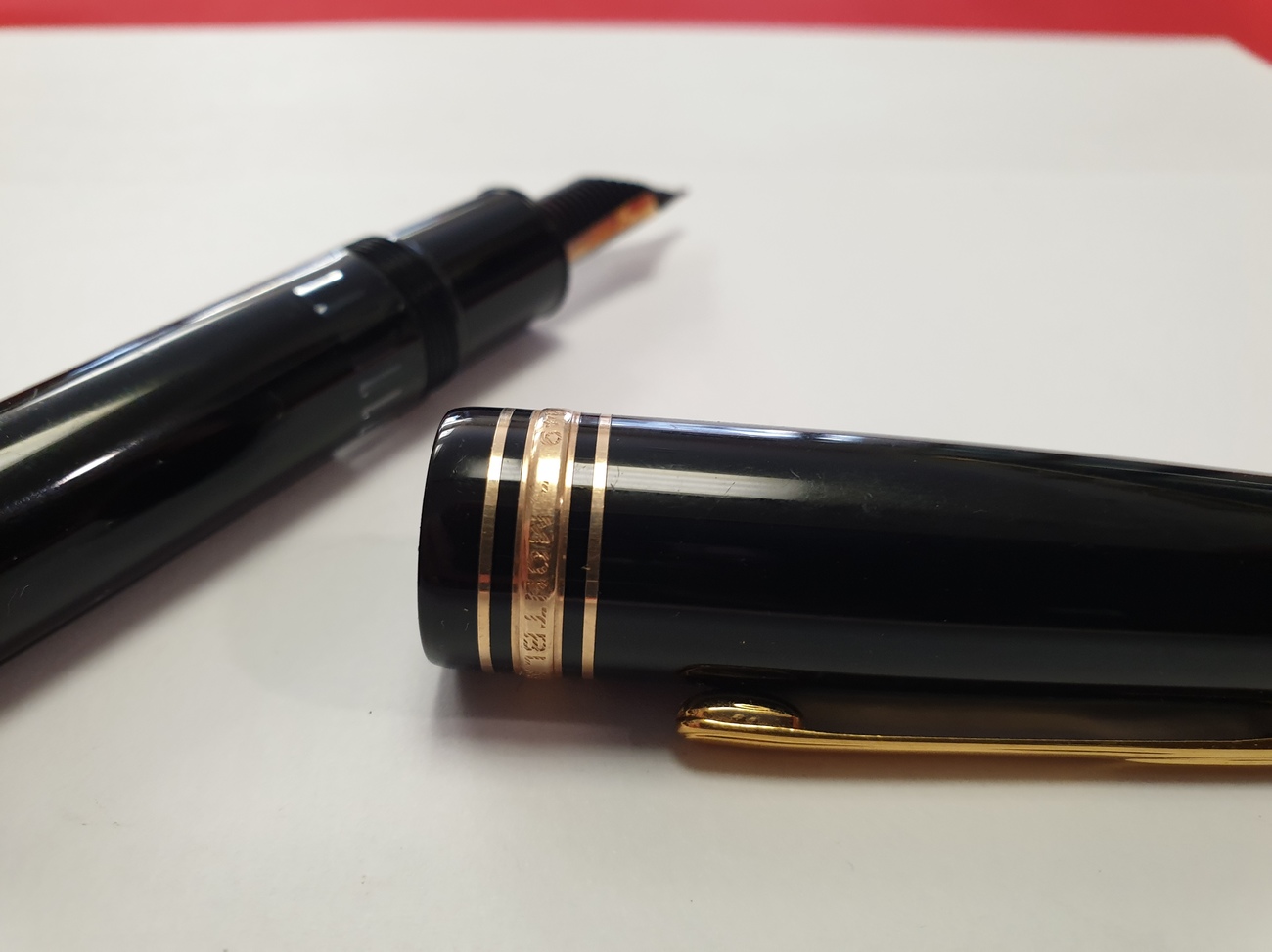 Montblanc Meisterst ck F llerfederhalter F ller Stift Pen 585 er