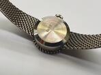 Schweiz Silberuhr um 1970-80 Saval Armbanduhr Uhr Damenuhr Handaufzug mechanisch Swiss made L: ca. 18 cm getragen, mit Gebrauchsspuren