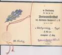 Deutschland Drittes Reich, Deutsches Reich II. Weltkrieg , Sportheft, Vereinsmeisterschaft 1938 Spielverein Hamborn 1907 e.V. Duisburg, Sportabzeichen , Weitsprung Jugend guter Zustand