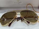 Brille vintage Sonnenbrille Herren Must de Cartier Paris vergoldet mit normalen Gebrauchsspuren