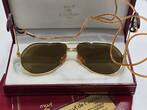 Brille vintage Sonnenbrille Herren Must de Cartier Paris vergoldet mit normalen Gebrauchsspuren