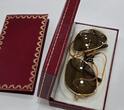 Brille vintage Sonnenbrille Herren Must de Cartier Paris vergoldet mit normalen Gebrauchsspuren