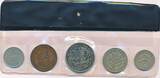 Zypern kibris 5, 25, 50, 100 Mils 1955 1980 5* Münzen Set VF