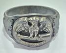 Deutsches Reich Deutschland 1. Weltkrieg Militaria 1918 Ring Fingerring Balkan Feldzug Adler Soldatenring VF