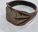 Deutsches Reich Deutschland 1. Weltkrieg Militaria 1914-1918 Ring Fingerring Balkan Feldzug Adler Soldatenring VF