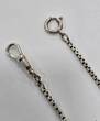 Antike Taschenuhrenkette Kette für Taschenuhr 835 er Silber FBM , L: 42,5 cm guter Zustand