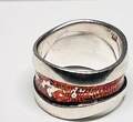 Silberschmuck 925er Silber Antiker Stil Silberring getragen und F