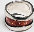 Silberschmuck 925er Silber Antiker Stil Silberring getragen und F