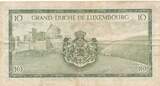 Luxembourg/Luxembourg 10 Francs (1955) Banknote VF