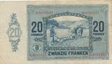 Luxembourg/Luxembourg 20 Franken 1929 Banknote VF