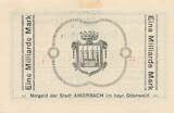 Deutsches Reich Deutschland Bayern 1 Milliarde Mark 24.09.1923 Notgeld der Stadt Amorbach gestempelt unc-