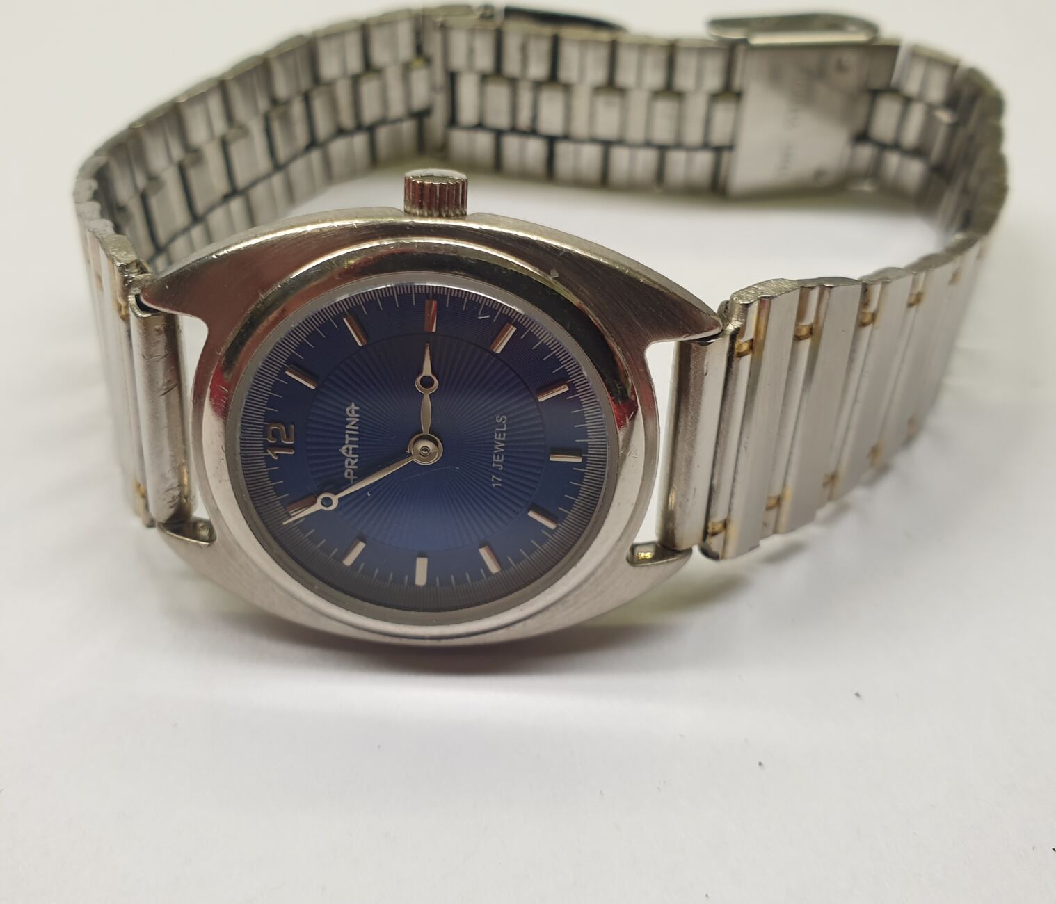 Mechanische Armbanduhr vintage Prätina 17 Jewels Damenuhr Uhr