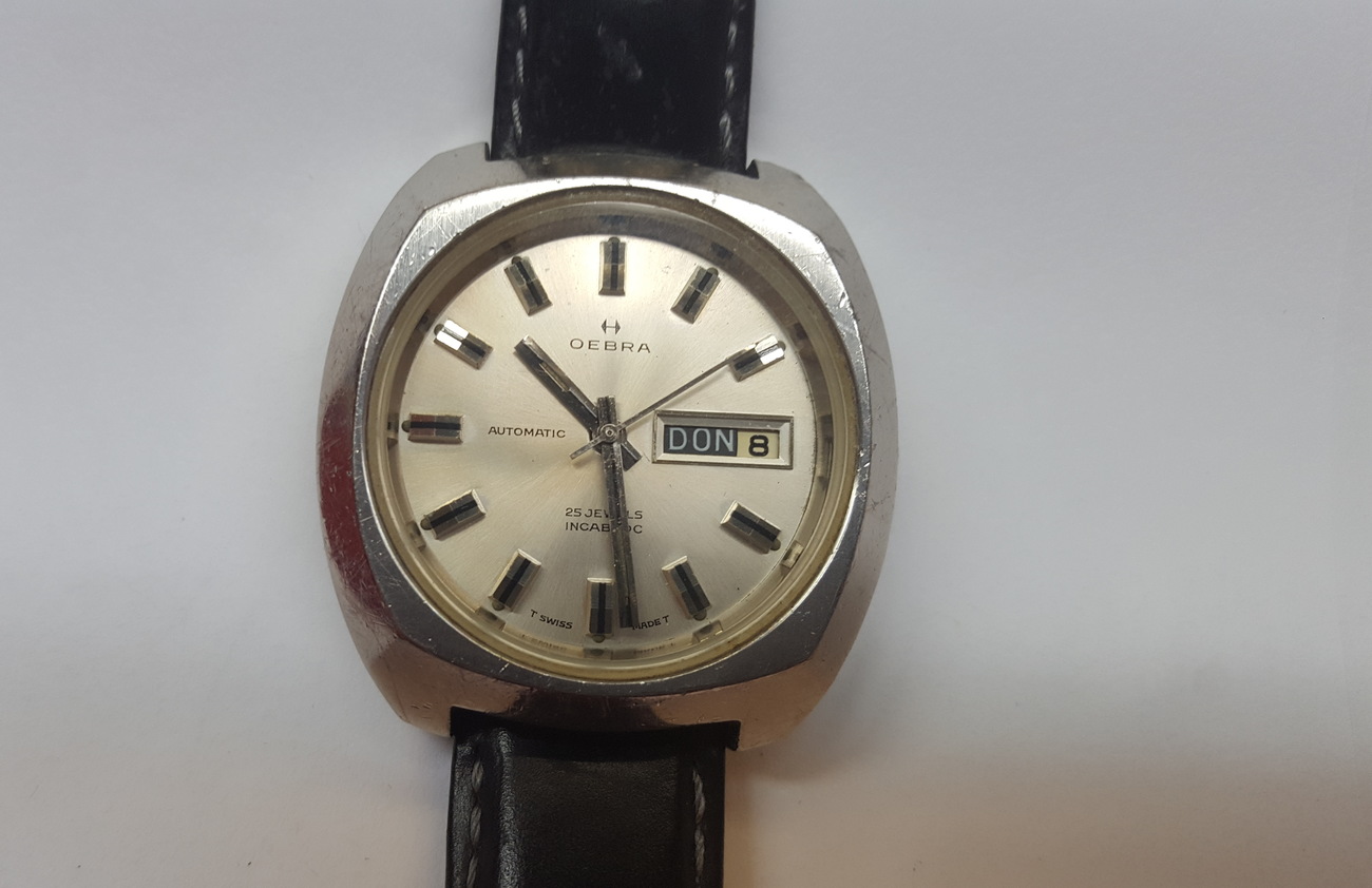 OEBRA Herrenuhr Uhr Herrenarmbanduhr 25 Jewels Automatic Made