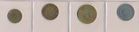 Saarland Lot 10-20-50-100 Franken -