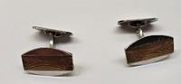 Antike Manschettenknöpfe 835 er Silber Herrenschmuck Goldfront bicolor -