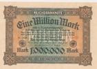 Deutschland Eine Million Mark Reichsbanknote KN 6stellig, rot, Nr. 076675 -