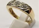 14K 585 Gelbgold Gold Ring Brillanten Brillant Brillantring Goldring 0,60 Ct -