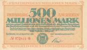 Duisburg 500 Millionen Mark Notgeld der städt.Sparkasse -