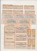 Schönes Lot über 22 Coupons Republique Chinose,Belge -