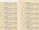 Ungarn 20 Korona Zinsen Coupon aus den Jahren 1920 - 1927 im Block -