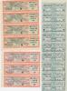 Österreich Lot Zinsen Coupon 3 und 4 Kronen aus den Jahren 1920 - 1930 -