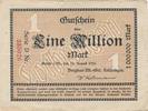 Lothringen 1 Million Mark Bergbau AG-Lothringen - Gerthe in Westfalen -