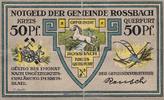 Rossbach 50 Pfennig Ein Notgeldschein aus Rosbach -