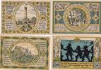 Colditz 4x 50 Pfennig Vier Notgeldscheine aus Sachsen -